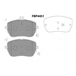 BRAKE PAD (FRONT) - MERCEDES-BENZ