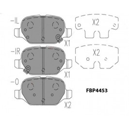 BRAKE PAD (REAR) - FIAT