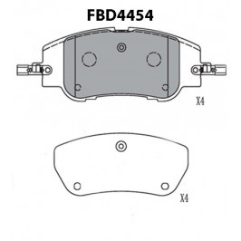 BRAKE PAD (FRONT) - CITROEN, OPEL, PEUGEOT