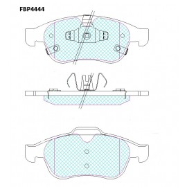 BRAKE PAD (FRONT) - FIAT, JEEP