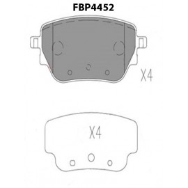 BRAKE PAD (REAR) -MERCEDES-BENZ