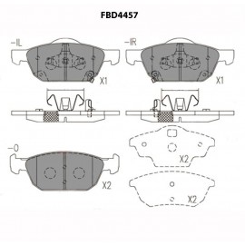 BRAKE PAD (FRONT) - HONDA