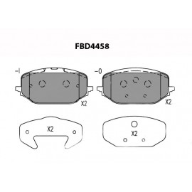 BRAKE PAD (FRONT) - CITROEN, OPEL, PEUGEOT