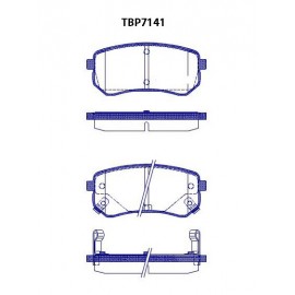 BRAKE PAD (REAR) - HYUNDAI, KIA