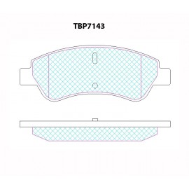 BRAKE PAD (FRONT) - CITROEN, PEUGEOT
