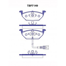 BRAKE PAD (FRONT) - VW GROUP