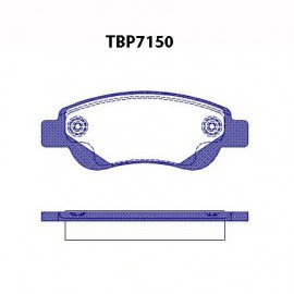BRAKE PAD (FRONT) - CITROEN, PEUGEOT, TOYOTA