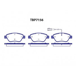 BRAKE PAD (FRONT) - CITROEN, FIAT, PEUGEOT