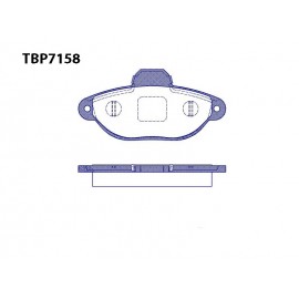 BRAKE PAD (FRONT) - FIAT, LANCIA, ZASTAVA